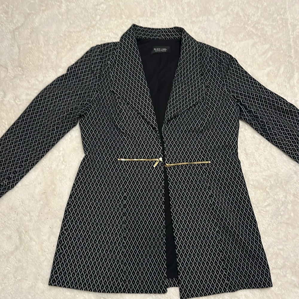 Black and White Blazer